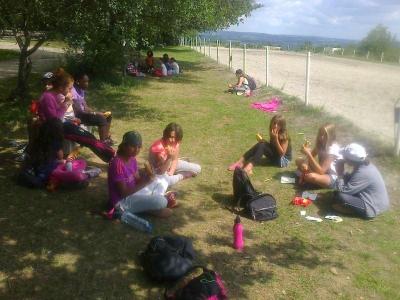 Goûter sur l'herbe