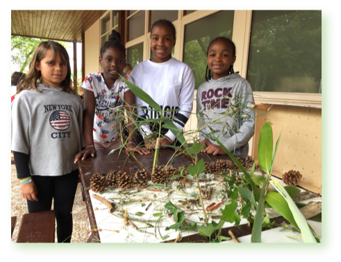 Enfants plantes